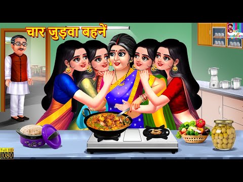 चार जुड़वा बहनें | Char Judwa Bahane | Hindi Kahani | Moral Stories | Bedtime Stories | Kahaniya