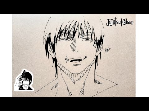 How to Draw Toji Fushiguro | Jujutsu Kaisen | Sketch of Toji