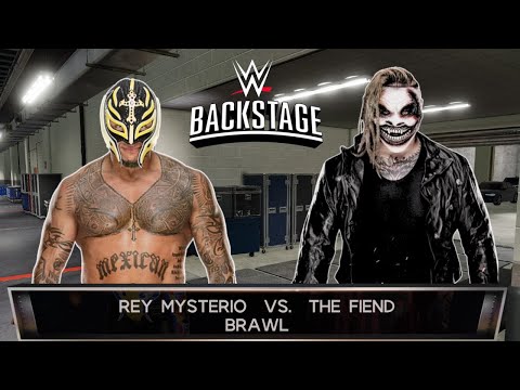 Backstage Brawl | Rey Mysterio vs The Fiend