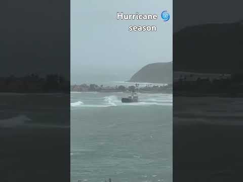 Tropical storm Ernesto shakes the Caribbean islands .. #sxm #tropicalstorm #staysafeoutthere