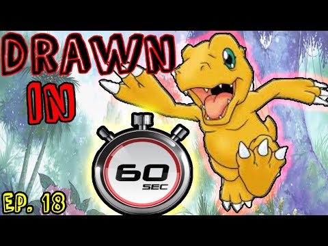 How I Draw Agumon in 60 Seconds