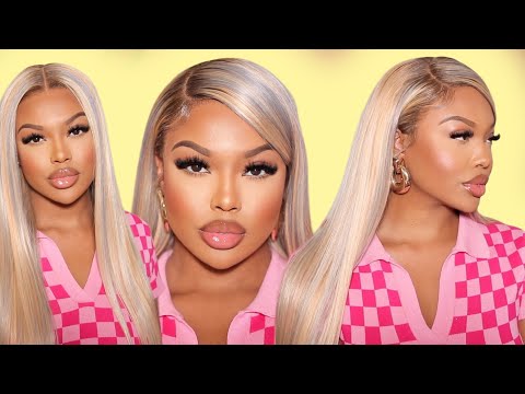 💖NEW BARBIE STYLE WIG INSTALL FROM START TO FINISH Ft Unice Hair