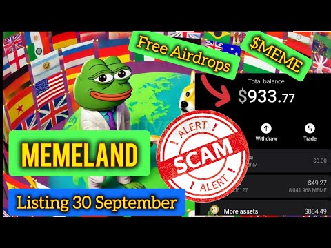 Memeland listing date | Memeland airdrop claim | Memeland Withdrawal | Hanshuverse