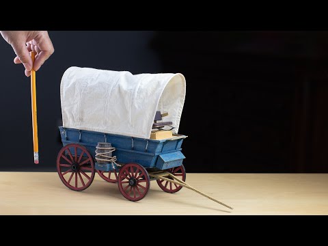 Finalizing a Fifth Wheel Wagon Model / 五轮马车模型完工