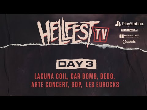 HELLFEST TV - Day 3 - Lacuna Coil, Car Bomb, Dedo, Arte Concert, GDP,  Les Eurocks