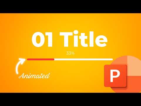 How to Make an Animated Progress Bar in PowerPoint