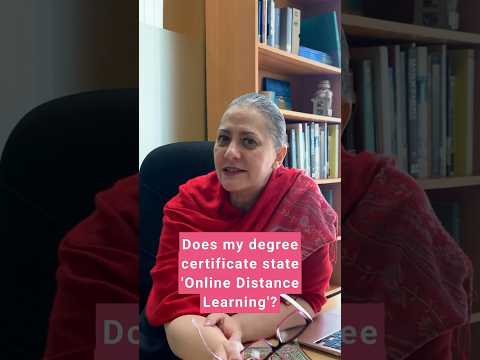 Worried your degree will say 'online distance learning'? 🤔🎓