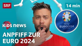 SRF Kids News: EM 2024 – letzte Vorbereitungen vor dem Fussballturnier | Nachrichten für Kinder