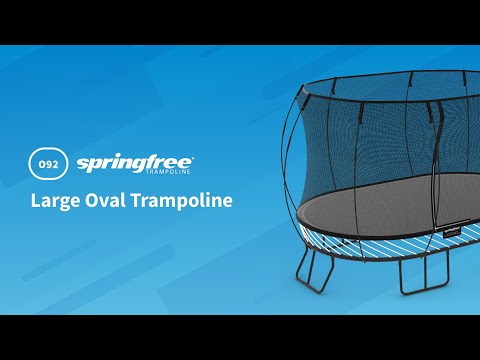 Springfree Large Oval Trampoline O92