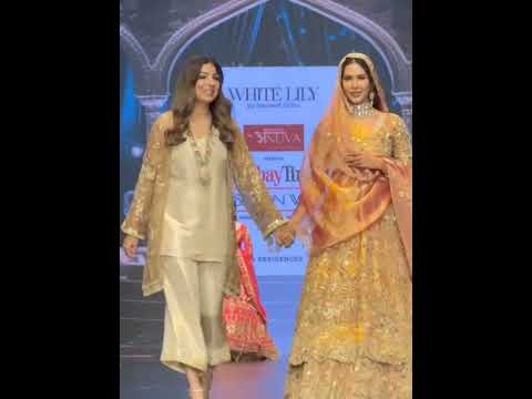 Ramp walk with beautiful lady