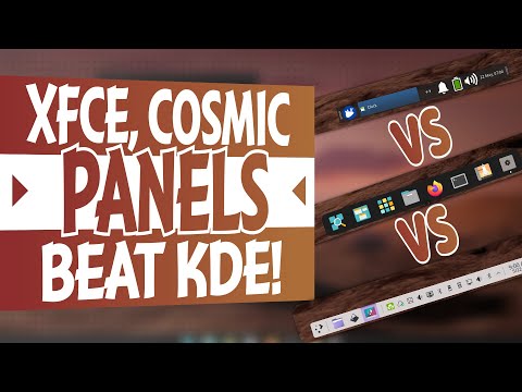 System76 COSMIC Panels... better than PLASMA!