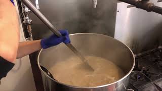 Tonkotsu Ramen. Making pork broth.