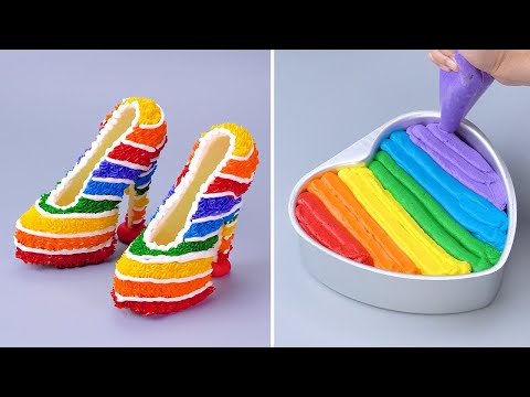 Indulgent HEART Cake Decorating Ideas For Darling 💜 So Yummy Cake Decorating Tutorial | Perfect Cake