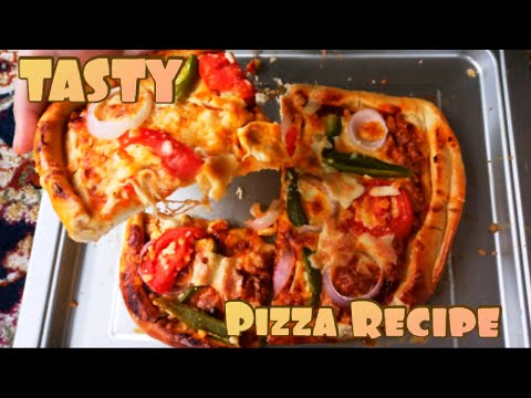 Tasty Veg Pizza{Full Recipe}