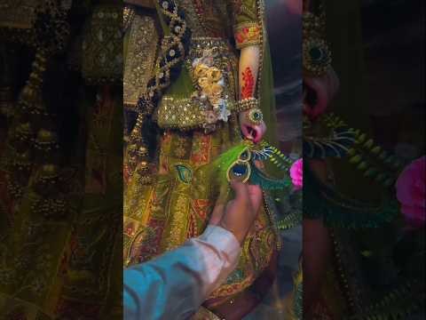 एहसास हो प्यार समर्पण का वो प्रेम की परिभाषा तुम ही #radhakrishna #radharani #vrindavan