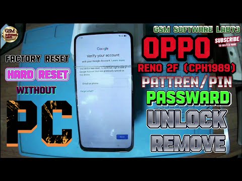 Oppo Reno 2F (CPH1989) Android 11 Frp Bypass|Oppo Reno 2F Google Account Bypass Without PC