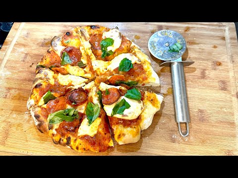 Poolish pizza dough recipe ~ Pizzas ~ Cuisinart Indoor Pizza Oven !