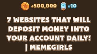 7 Websites That Will Deposit Money Into Your Account Daily! | MemeGirls | Memefi Video Code