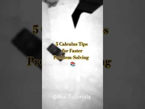 Learn calculus Fast (5 tips)#shorts#studytips#maths #calculus