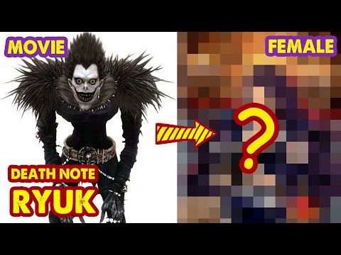 Drawing Ryuk Death Note But Female Ver. | Huta Chan Studio