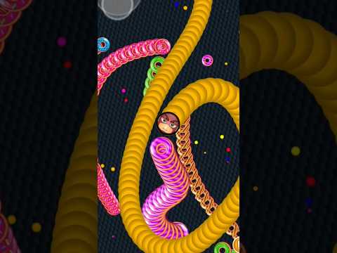 Worms zone io !! Cacing besar superhero Wasp || slither snake