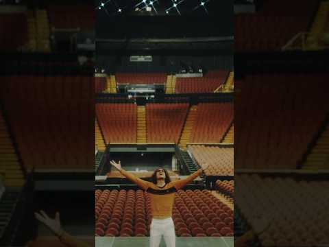 Practicing Lei Lá in an empty Forum back in January! #ontour #chicanobatman