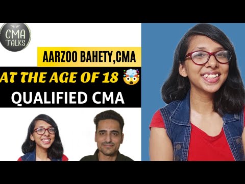 How she cleared CMA at the age of 18? | Ft. AARZOO BAHETY CMA | CMA TALKS