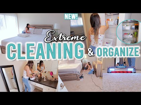 NEW! ExTrEmE CLEANING AND ORGANIZE WITH ME / NEW HOUSE CLEAN WITH ME / SAHM CLEAN WITH ME