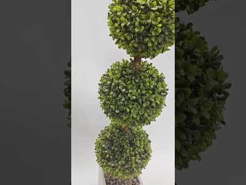 🌳🌵Artificial Green Boxwood Balls | Succulents for Home Garden #artificialplants #pottedplants