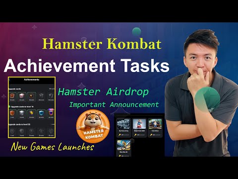 Hamster Kombat Important Announcement | Hamster Kombat Achievements Task | Hamster New Games Launch