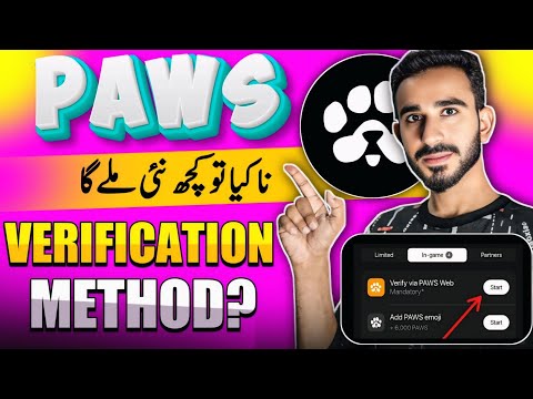 Paws New Important Task || Paws Airdrop listing Update | Paws Verification Task | Paws Today Update