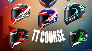 KYT TT COURSE HELMETS 2023 lineup available at @MotoCentralIndia #helmets #kyt #kythelmet