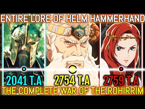 Entire Lore Of Helm Hammerhand & The Complete War Of The Rohirrim- Explored!