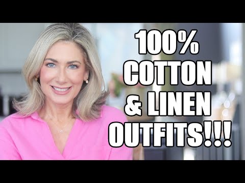 It's Officially HOT!! Summer Outfit Ideas Featuring All NATURAL FIBERS | Cotton Silk Linen Tencel