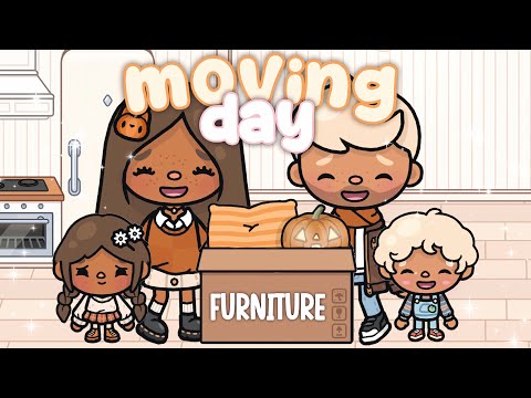 FALL FAMILY PACKING TO MOVE TO A NEW HOUSE!! 🏡  | VOICED 📢 | Toca Life World Roleplay