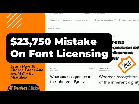 $23,750 Mistake! Choosing A Font For Your Brand (Licensing Exposed)