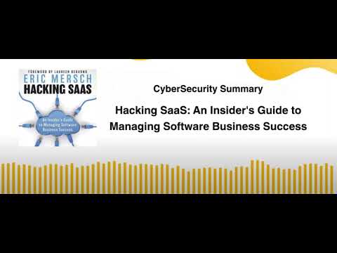 Hacking SaaS An Insider's Guide to Managing Software Business Success