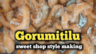 Gorumitilu | How to make gorumitilu | Andhra home food| sweet shop style making |all sweets making |