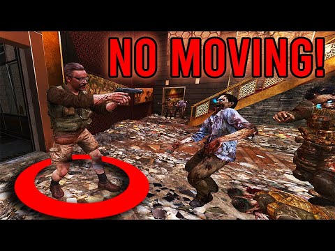 Round 50 WITHOUT MOVING (Super Hard Zombies Challenge)