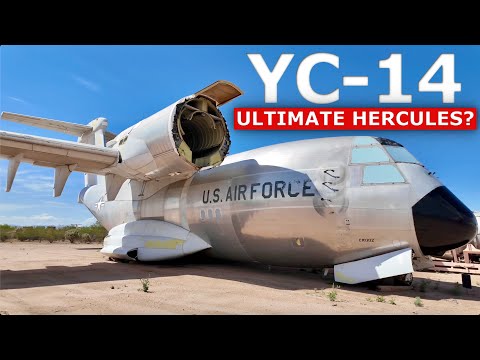 Guided tour around the ULTIMATE Hercules. The Boeing YC-14