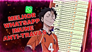 MELHOR WHATSAPP ANTI TRAVA | IMUNE A TODAS AS TRAVAS (GPS, VÍDEO, TEXTO)