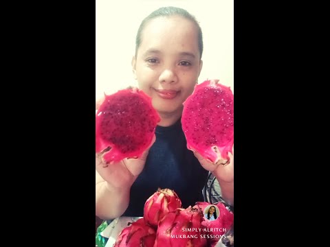 Dragon Fruit Mukbang with my Mother #asmr #asmreating #asmrvideo #fruitmukbang