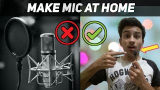 How To Make Mic At Home For Youtube Videos 2021 | Ghar Par Mic Kaise Banaye | Techy Evil