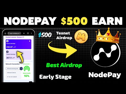 Nodepay Airdrop Full details Listing & Guide Withdrawal Real Or Fake Earn $500 Free 🔥