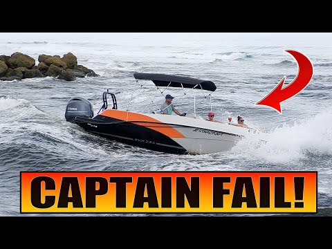 CAPTAIN FAIL AT BOCA INLET! BOAT LIFE