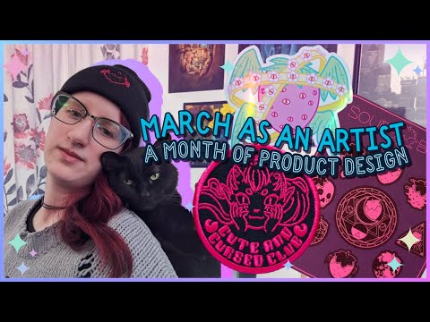 How I Create and Sample New Products ✦ March Art Vlog