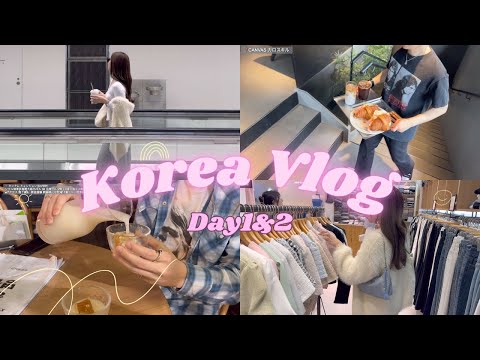 【韓国Vlog】2023.5 渡韓歴10回以上！🇰🇷カップル韓国旅行ep1 おすすめの換金場所/オリーブヤング/カフェ/洋服/狎鴎亭/江南/カロスキル