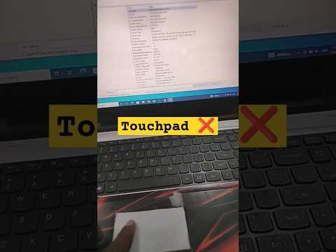 Lenovo IdeaPad 300 Series Laptop Touchpad Not Working Problem#macnitesh#keyboardtricks#2024short