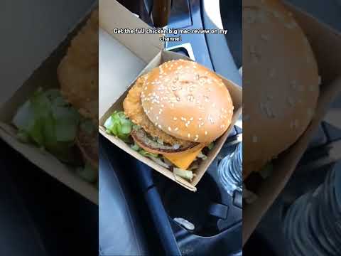 The new McDonald's chicken big mac #bigmac #McDonald's #foodreview @McDo