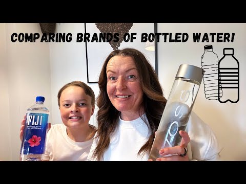 TRYING AND COMPARING DIFFERENT BRANDS OF WATER!